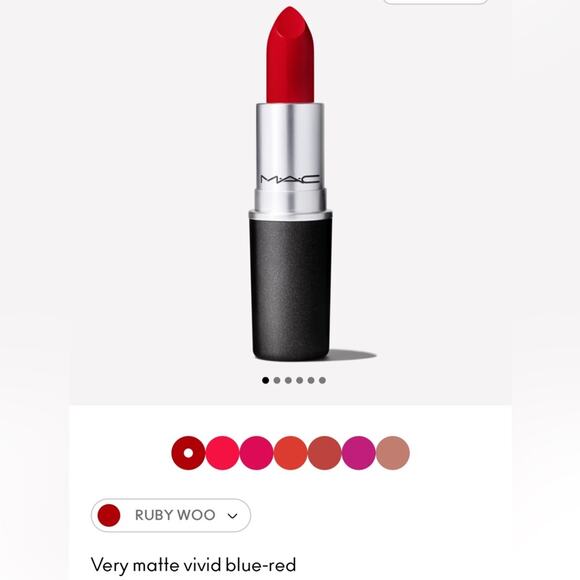 MAC Cosmetics Matte Lipstick in Ruby Woo NEW - Picture 1 of 9